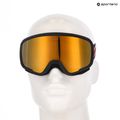 Maschera da snowboard per bambini ROXY Missy big flowers/clux ml orange 14