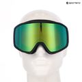 Maschera da snowboard uomo Quiksilver Harper black/Clux ML green 6