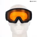 Maschera da sci UVEX Athletic LGL matt black/yellow/clear 10