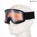 Maschera da sci Uvex Blast V black matt/vario silver mirror 10