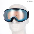 Maschera da sci UVEX Victorious FM dust blue matt/mirror sapphire 10
