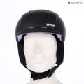 Casco da sci UVEX Levitate MIPS nero/lavanda opaco 7