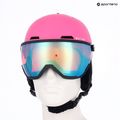 Casco da sci per bambini ATTABO Avens 2.0 Jr Visor pink 18