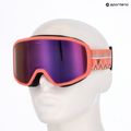 Maschera da snowboard da donna ROXY Izzy coral chic/clux ml l purple 8