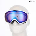 Maschera da sci SCOTT Unlimited II OTG mineral white & illuminator blue chrome 5