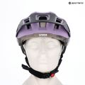 Casco da bici UVEX React MIPS lilla/quercia opaco 6