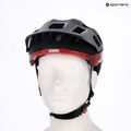 Casco da bici UVEX React MIPS nero/rosso opaco 6