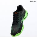 Scarpe da pallavolo Mizuno Wave Lightning Elite black/glowing apple/mandarin orange 9