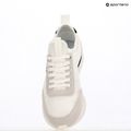 Scarpe da donna Calvin Klein YW0YW02060 Retro Runner Sock Laceup Mix Mat bright white/black/marshmallow 9