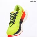 Scarpe da corsa uomo HOKA Rocket X Trail neon Yuzu/neon flame 9