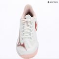 Scarpe da tennis da donna Mizuno Wave Exceed Court CC W white/pinkesque/barbados cherr 9