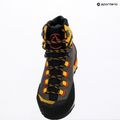 Scarponi da alta montagna da uomo La Sportiva Trango Tech Leather GTX black/yellow 9