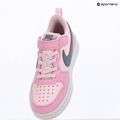 Scarpe per bambini Nike Court Borough Low Recraft pink foam/pink rise/white/ashen slate 6
