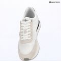 Scarpe da donna Calvin Klein YW0YW01990 Retro Runner Lace Up Nylon MG bright white/black 9