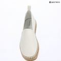 Espadrillas da donna Calvin Klein HW0HW02931 Oblique Canvas Off White 9