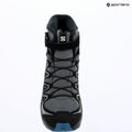Scarpe da trekking per bambini Salomon XA Pro V8 Winter Waterproof turbolenza / nero / blu scuro 7