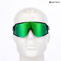 Occhiali da sole UVEX Sequenze black matt/mirror green 7
