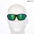 Occhiali da sole UVEX Sportstyle 806 black matt/mirror green 7