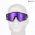 100% Occhiali da sole Speedcraft nero lucido/ iper polarizzato lavanda a specchio 6