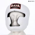RAJA BOXING Casco da pugilato bianco semipelle 4