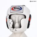 Casco da boxe Fairtex Super Sparring bianco/nero 6