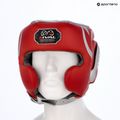 Casco da boxe Rival RHG100 Professional Headgear rosso/argento 6
