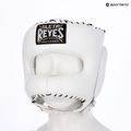 Casco da pugilato Cleto Reyes con visiera a punta in nylon bianco 3