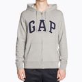 Felpa GAP XLS FT Arch FZ HD uomo b10 grigio erica 2