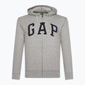 Felpa GAP XLS FT Arch FZ HD uomo b10 grigio erica 5