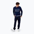 Felpa uomo GAP Logo Crewneck blu navy 2