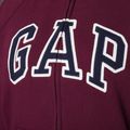 Felpa GAP V-Gap Heritage FZ HD donna, vino rubino 4