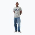 GAP Soft Basic Logo T-shirt uomo grigio erica 2