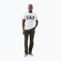 Maglietta GAP Soft Basic Logo bianca globale da uomo 2