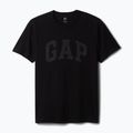 GAP Soft Basic Logo T-shirt da uomo nero vero 4