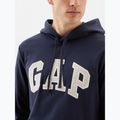 Felpa da uomo GAP Heritage French Terry Logo blu navy 4