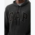 Felpa da uomo GAP Heritage French Terry Logo, antracite, erica 4
