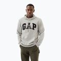 Felpa da uomo GAP Heritage French Terry Logo grigio erica chiaro