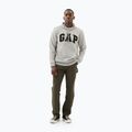 Felpa da uomo GAP Heritage French Terry Logo grigio erica chiaro 2
