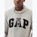 Felpa da uomo GAP Heritage French Terry Logo grigio erica chiaro 4