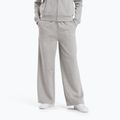 Pantaloni donna Reebok Identity Small Logo Fleece WIde Leg grigio medio heather