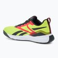Reebok NFX scarpe da ginnastica da uomo giallo acido/nero/rosso vettore 3