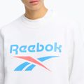 Felpa Reebok Identity Big Logo Fleece Crew donna bianco/corallo/blu 4