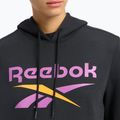 Felpa Reebok Identity Big Logo Fleece donna nero/viola rave/ambra elettrica 4