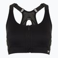 Reggiseno da allenamento Reebok Lux Front-Zip High Impact nero