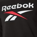 Felpa Reebok Identity Big Logo Fleece Crew uomo nero/bianco/rosso vettoriale 3
