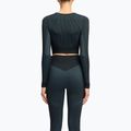 Reebok RBK Lab Seamless Crop a maniche lunghe da donna per l'allenamento, nero 3