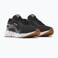 Scarpe da corsa Reebok Zig Dynamica STR donna nero/bianco/argento metallizzato 9
