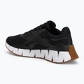 Scarpe da corsa Reebok Zig Dynamica STR donna nero/bianco/argento metallizzato 3