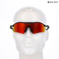 Occhiali da sole Oakley Radar Plate carbonio opaco / rubino Prizm 9