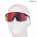 Occhiali da sole UVEX Pace Stage black matt/mirror red 7
